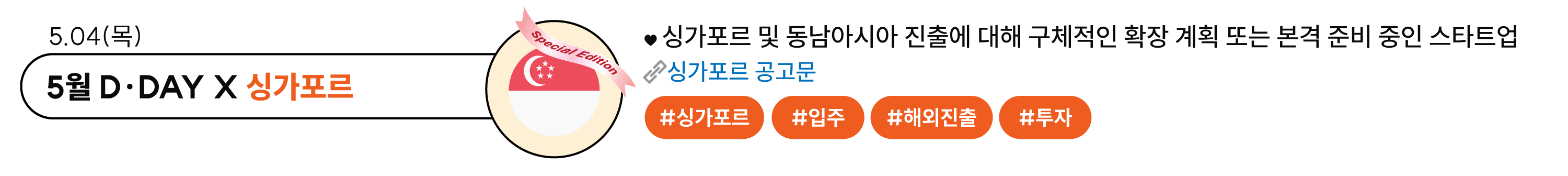 5월 라인업